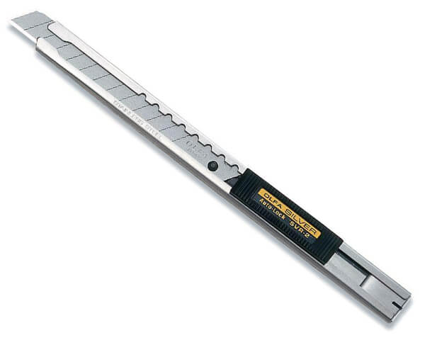 Olfa SVR-2 Stainless Steel Auto-Lock Utility Knife
